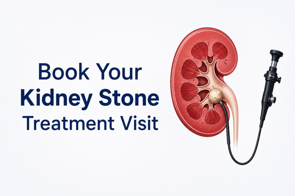 Book Your Kidney Stone Treatment Visit​